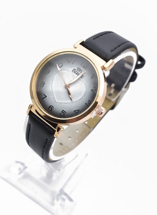RELOJ ANALOGO CALIDAD AA PULSO CUERO CRISTALES / NO SUMERGIBLE