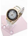 RELOJ ANALOGO CALIDAD AA PULSO CUERO CRISTALES / NO SUMERGIBLE