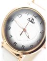 RELOJ ANALOGO CALIDAD AA PULSO CUERO CRISTALES / NO SUMERGIBLE