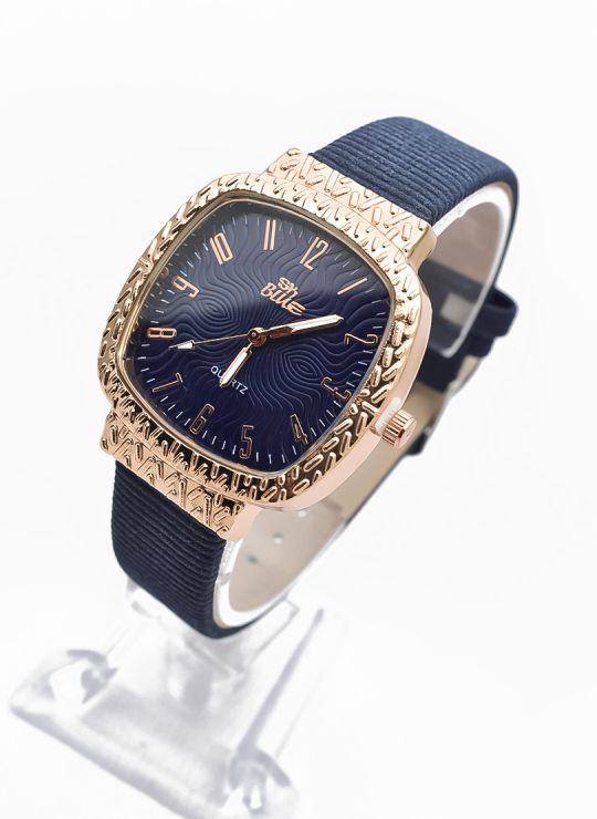 RELOJ ANALOGO CALIDAD AA PULSO CUERO CRISTALES / NO SUMERGIBLE