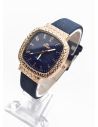 RELOJ ANALOGO CALIDAD AA PULSO CUERO CRISTALES / NO SUMERGIBLE