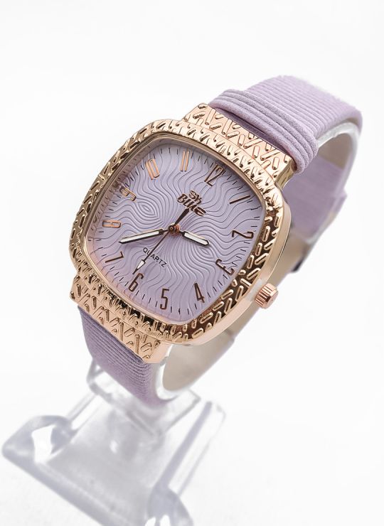 RELOJ ANALOGO CALIDAD AA PULSO CUERO CRISTALES / NO SUMERGIBLE