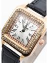 RELOJ ANALOGO CALIDAD AA PULSO CUERO CRISTALES / NO SUMERGIBLE