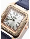 RELOJ ANALOGO CALIDAD AA PULSO CUERO CRISTALES / NO SUMERGIBLE