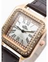 RELOJ ANALOGO CALIDAD AA PULSO CUERO CRISTALES / NO SUMERGIBLE