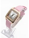 RELOJ ANALOGO CALIDAD AA PULSO CUERO CRISTALES / NO SUMERGIBLE
