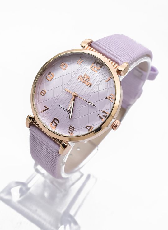 RELOJ ANALOGO CALIDAD AA PULSO CUERO CRISTALES / NO SUMERGIBLE