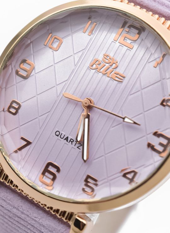 RELOJ ANALOGO CALIDAD AA PULSO CUERO CRISTALES / NO SUMERGIBLE
