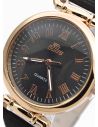 RELOJ ANALOGO CALIDAD AA PULSO CUERO CRISTALES / NO SUMERGIBLE