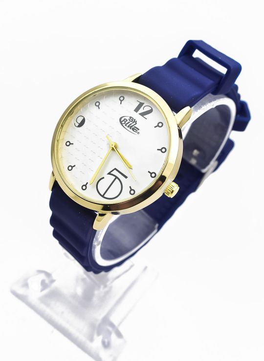 RELOJ ANALOGO CALIDAD AA PULSO CUERO CRISTALES / NO SUMERGIBLE