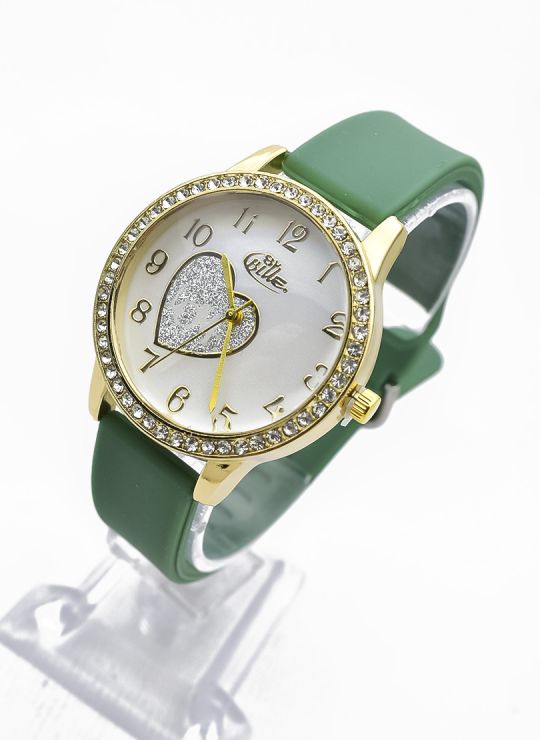 RELOJ ANALOGO CALIDAD AA PULSO SILICONA / NO SUMERGIBLE