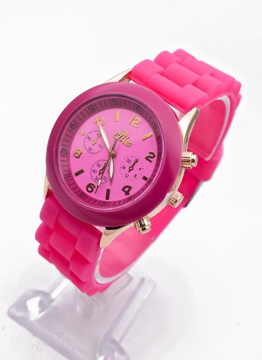 RELOJ ANALOGO CALIDAD AA PULSO SILICONA / NO SUMERGIBLE