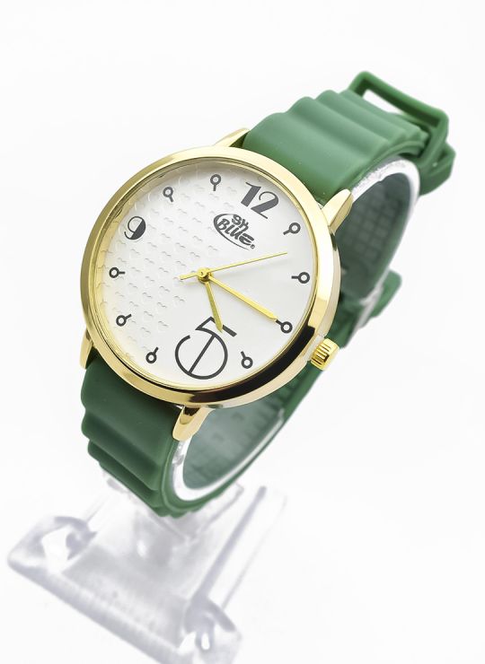 RELOJ ANALOGO CALIDAD AA PULSO SILICONA / NO SUMERGIBLE