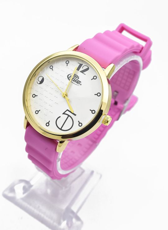 RELOJ ANALOGO CALIDAD AA PULSO SILICONA / NO SUMERGIBLE