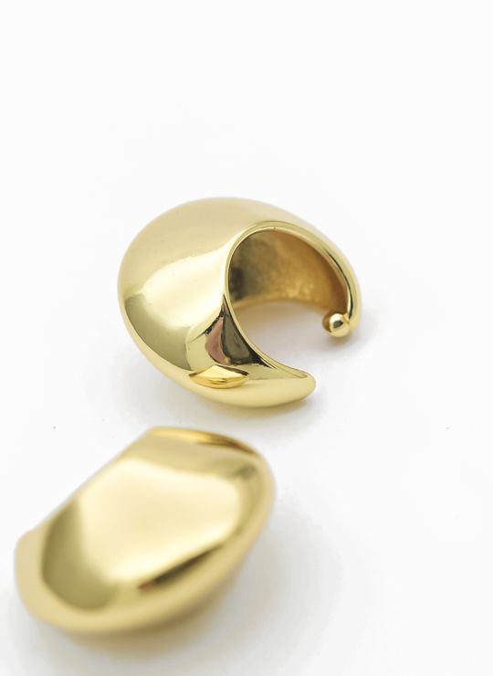 EAR CUFF COVERGOLD RODINADO - DISEÑO/LABRADO ESPECIAL