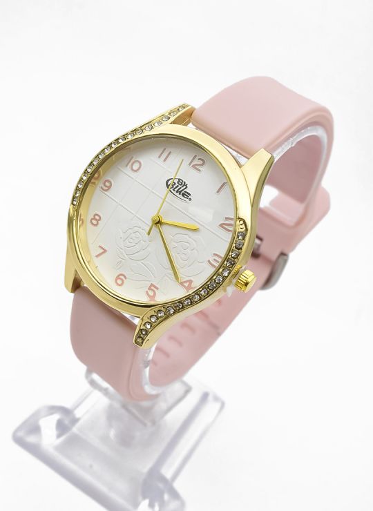 RELOJ ANALOGO CALIDAD AA PULSO SILICONA / NO SUMERGIBLE
