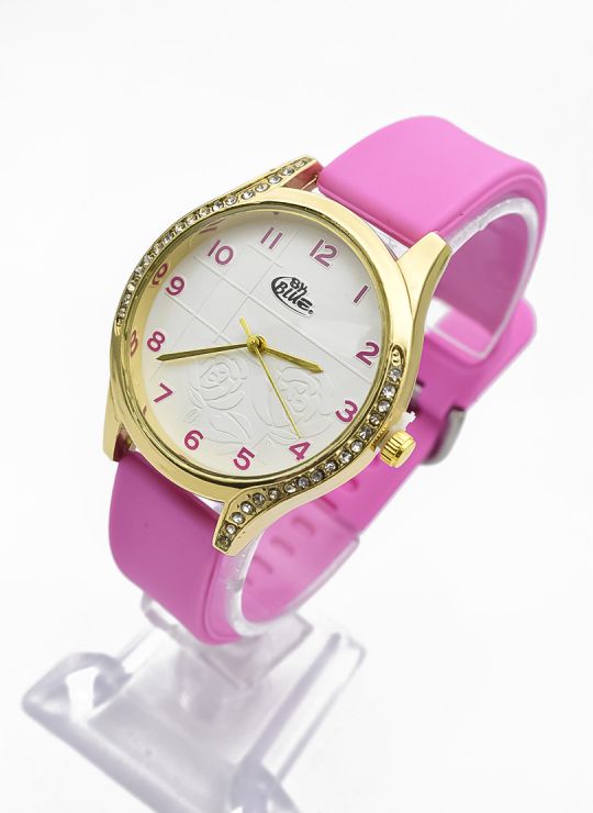 RELOJ ANALOGO CALIDAD AA PULSO SILICONA / NO SUMERGIBLE