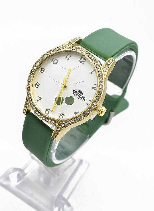 RELOJ ANALOGO CALIDAD AA PULSO SILICONA / NO SUMERGIBLE