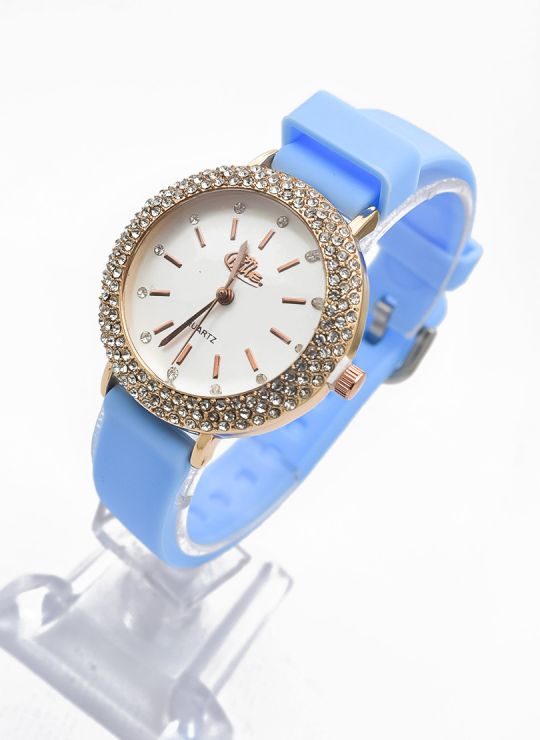 RELOJ ANALOGO CALIDAD AA PULSO SILICONA / NO SUMERGIBLE