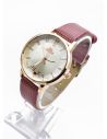 RELOJ ANALOGO CALIDAD AA PULSO CUERO CRISTALES / NO SUMERGIBLE