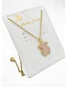 SET DE COLLAR, DIJE EN ACERO INOXIDABLE 316L
