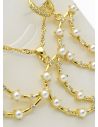 SET DE COLLAR, ARETES, DIJE EN RODIO CON MICROCIRCIONES 