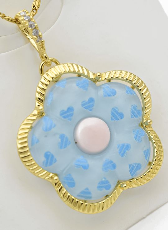 SET DE COLLAR, DIJE Y ARETES EN ACERO INOXIDABLE 316L