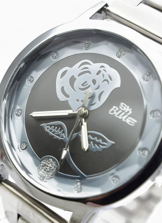 RELOJ CALIDAD AA SKBLUE  PULSO METALICO/ NO SUMERGIBLE