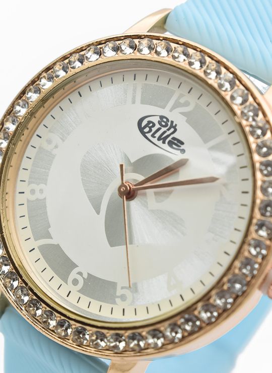 RELOJ CALIDAD AA SKBLUE  PULSO METALICO/ NO SUMERGIBLE