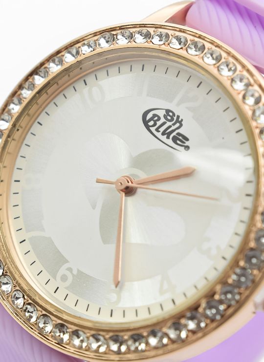 RELOJ CALIDAD AA SKBLUE  PULSO METALICO/ NO SUMERGIBLE