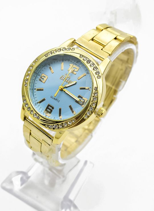 RELOJ CALIDAD AA SKBLUE  PULSO METALICO/ NO SUMERGIBLE