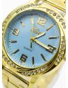 RELOJ CALIDAD AA SKBLUE  PULSO METALICO/ NO SUMERGIBLE