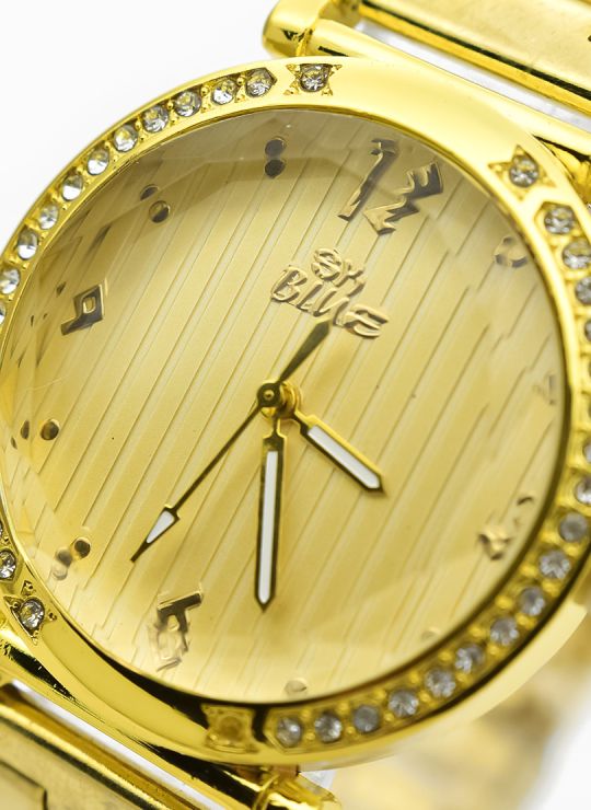 RELOJ CALIDAD AA SKBLUE  PULSO METALICO/ NO SUMERGIBLE