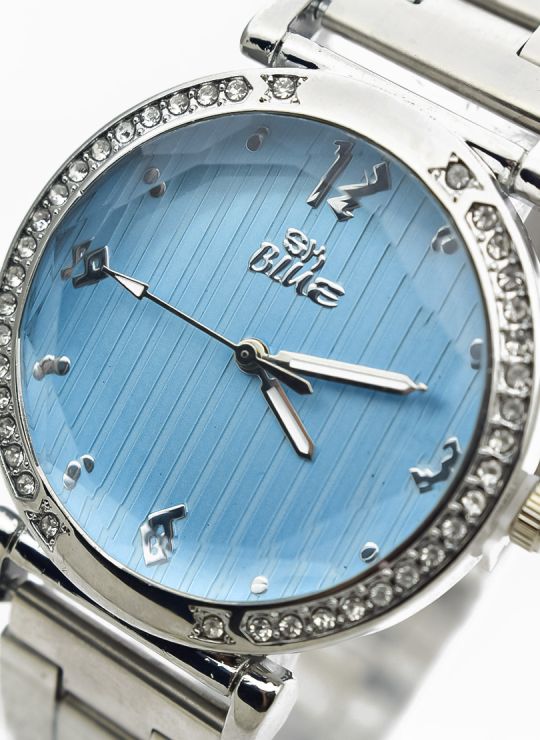 RELOJ CALIDAD AA SKBLUE  PULSO METALICO/ NO SUMERGIBLE