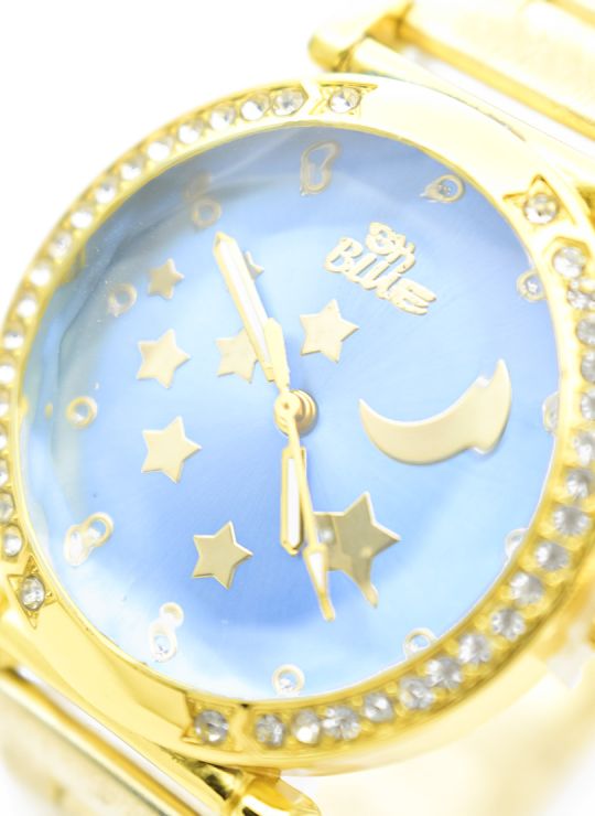RELOJ CALIDAD AA SKBLUE  PULSO METALICO/ NO SUMERGIBLE