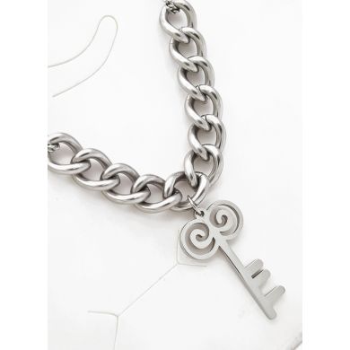 SET DE COLLAR, DIJE Y ARETES EN ACERO INOXIDABLE 316L