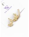 SET DE ARETES 1 PAR Y SOLITARIO TENDENCIA XUPING/ RODIO  