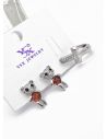 SET DE ARETES 1 PAR Y SOLITARIO TENDENCIA XUPING/ RODIO