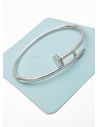 PULSERA TIPO BRAZALETE EN RODIO MICROCIRCONES