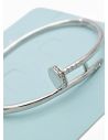 PULSERA TIPO BRAZALETE EN RODIO MICROCIRCONES