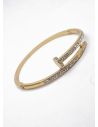PULSERA TIPO BRAZALETE EN RODIO MICROCIRCONES