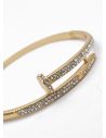 PULSERA TIPO BRAZALETE EN RODIO MICROCIRCONES