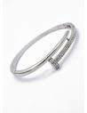 PULSERA TIPO BRAZALETE EN RODIO MICROCIRCONES