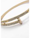 PULSERA TIPO BRAZALETE EN RODIO MICROCIRCONES