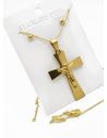 SET DE COLLAR, DIJE Y ARETES EN ACERO INOXIDABLE 316L
