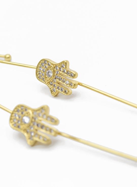 ARETES MEDIANOS -  RODIO  MICROCIRCONES GARANTIZADOS