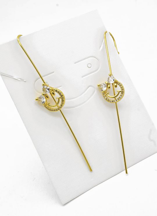 ARETES MEDIANOS -  RODIO  MICROCIRCONES GARANTIZADOS