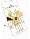 SET DE COLLAR, DIJE Y ARETES EN ACERO INOXIDABLE 316L