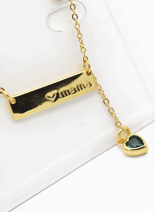 SET DE COLLAR Y ARETES - DIJE EN ORO GOLDFILLED CON MICROCIRCIONES / GARANTIA