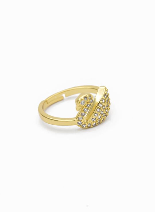 ANILLO GRADUABLE EN RODIO CON MICROCIRCONES CALIDAD AAA